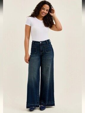 NWT Judy Blue Liza Palazzo Jeans